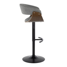Load image into Gallery viewer, Vintage Mod - Mid Century Modern Adjustable Height Barstool With Swivel & Rounded T Footrest (Set of 2)