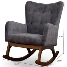 Load image into Gallery viewer, Alistair - Rocking Chair - Brown / Dark Gray