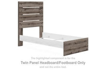 Load image into Gallery viewer, Graystorm - Twin Panel Headboard/Footboard - Brown Gray