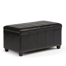 Load image into Gallery viewer, Amelia - Transitional Storage Ottoman Bench