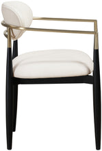Load image into Gallery viewer, Riccio - Faux Leather Dining Arm Chair (Set of 2) - Black And Gold Frame