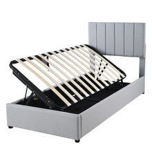 Load image into Gallery viewer, Upholstered Platform Bed With A Hydraulic Storage System