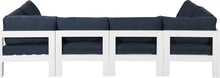 Load image into Gallery viewer, Nizuc - Outdoor Patio 6 Piece Modular Sectional With White Frame