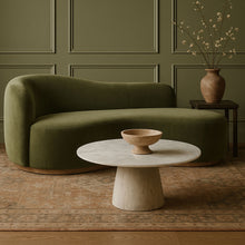 Load image into Gallery viewer, Liona - Marble And Mango Wood Table