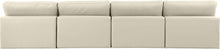 Load image into Gallery viewer, Comfy - Faux Leather Modular Armless Sofa 4 Seats