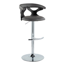Load image into Gallery viewer, Gardenia - Contemporary Adjustable Barstool & Swivel, Rounded T Footrest (Set of 2)