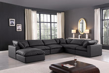 Load image into Gallery viewer, Comfy - 7 Piece Faux Leather Modular Sectional With Chaise