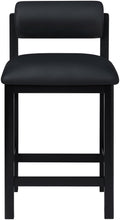 Load image into Gallery viewer, Roundhill - Faux Leather Counter Stool - Black Frame