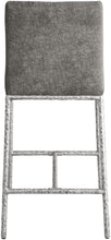 Load image into Gallery viewer, Reeves - Chenille Fabric Upholstered Counter Stool (Set of 2) - Silver Base