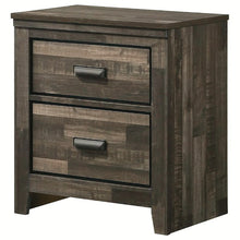 Load image into Gallery viewer, Crown Mark Furniture Carter 2 Drawer Nightstand in Brown image