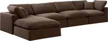 Load image into Gallery viewer, Comfy - 5 Piece Velvet Modular Sectional With Chaise