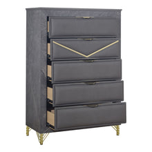 Load image into Gallery viewer, Symmetry - 5 Drawer Chest - Charcoal