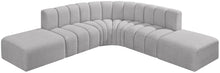 Load image into Gallery viewer, Arc - Boucle Fabric 6 Piece Corner Modular Sofa