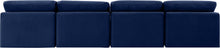 Load image into Gallery viewer, Indulge - Velvet 4 Seat Modular Armless Sofa