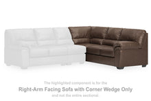 Load image into Gallery viewer, WillowBend - RAF Sofa With Corner Wedge - Umber
