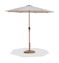 Load image into Gallery viewer, Fiji - Aluminum Patio Umbrella With Round Teak Base