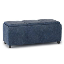 Load image into Gallery viewer, Avalon - Upholstered Storage Ottoman