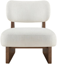 Load image into Gallery viewer, Vetra - Linen Textured Fabric Upholstered Accent Chair With Brown Base