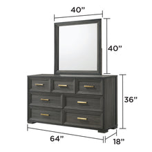 Load image into Gallery viewer, Colorado - Dresser (Mirror Not Included) - Charcoal