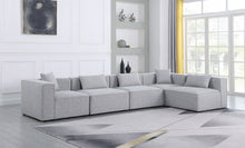 Load image into Gallery viewer, Cube - Linen 5 Piece Modular Sectional