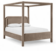 Load image into Gallery viewer, Salina - Velvet Upholstered Bed - Taupe