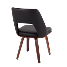 Load image into Gallery viewer, Triad - Mid-Century Modern Upholstered Chair (Set of 2) - Walnut / Black