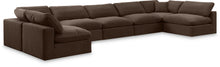 Load image into Gallery viewer, Comfy - 7 Piece Velvet Modular Armless Sectional