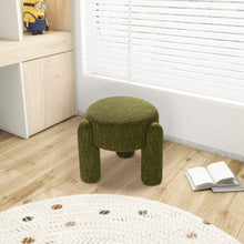 Load image into Gallery viewer, Hugo - Round Fully Upholstered Ottoman