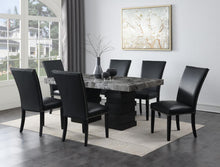 Load image into Gallery viewer, D137 - Dining Room Set With Faux Leather Chairs