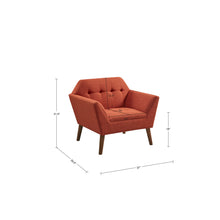 Load image into Gallery viewer, Modern Lounge Chair With Button Tufting