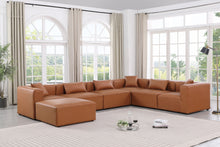Load image into Gallery viewer, Cube - 7 Piece Modular Sectional - Cognac