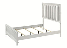 Load image into Gallery viewer, Crown Mark Furniture Cressida Queen Upholstered Panel Bed in White B7300-Q