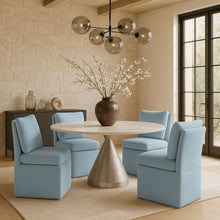 Load image into Gallery viewer, Nelori - Linen Textured Performance Fabric Upholstered Dining Chair (Set of 2)