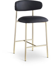 Load image into Gallery viewer, Lupita - Counter Stool With Brushed Gold Frame (Set of 2)