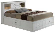 Load image into Gallery viewer, Traditional Style Bookcase Storage Bed