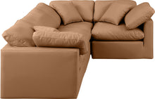 Load image into Gallery viewer, Indulge - Faux Leather 4 Piece Modular Corner Sectional