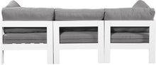 Load image into Gallery viewer, Nizuc - Outdoor Patio 3 Seat Modular Sofa With White Frame