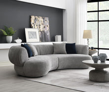 Load image into Gallery viewer, U307 - Modern Curved Sofa - Gray