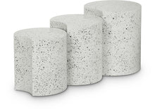 Load image into Gallery viewer, Dimple - 3 Piece Modular End Table - Terazzo Finish