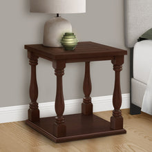 Load image into Gallery viewer, Accent Table, 2 Tier, Square, Traditional - Espresso