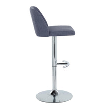Load image into Gallery viewer, Toriano - Contemporary Adjustable Barstool With Swivel & Rounded T Footrest (Set of 2)