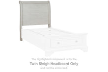 Load image into Gallery viewer, Robbinsdale - Twin Sleigh Headboard - Antique White