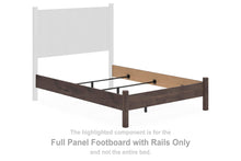 Load image into Gallery viewer, Pamytta - Full Panel Footboard With Rails - Brown