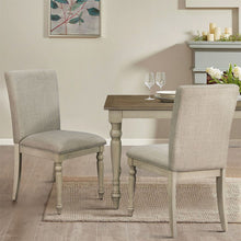 Load image into Gallery viewer, Fiona - Upholstered Dining Chair With Turned Legs (Set of 2) - Light Gray