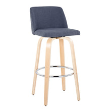 Load image into Gallery viewer, Toriano - Contemporary Fixed Height Barstool & Swivel With Round Footrest (Set of 2)