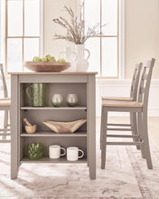 Load image into Gallery viewer, Harperfeld - Rectangular Dining Room Counter Table - Natural / Gray