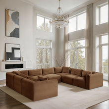 Load image into Gallery viewer, Shaggy - Fabric 8 Piece Modular U-Shaped Sectional