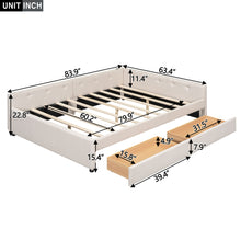 Load image into Gallery viewer, Platform Bed With USB Ports