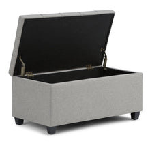 Load image into Gallery viewer, Sienna - Upholstered Storage Ottoman Bench