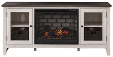 Load image into Gallery viewer, Dorrinson - TV Stand With Fireplace Insert